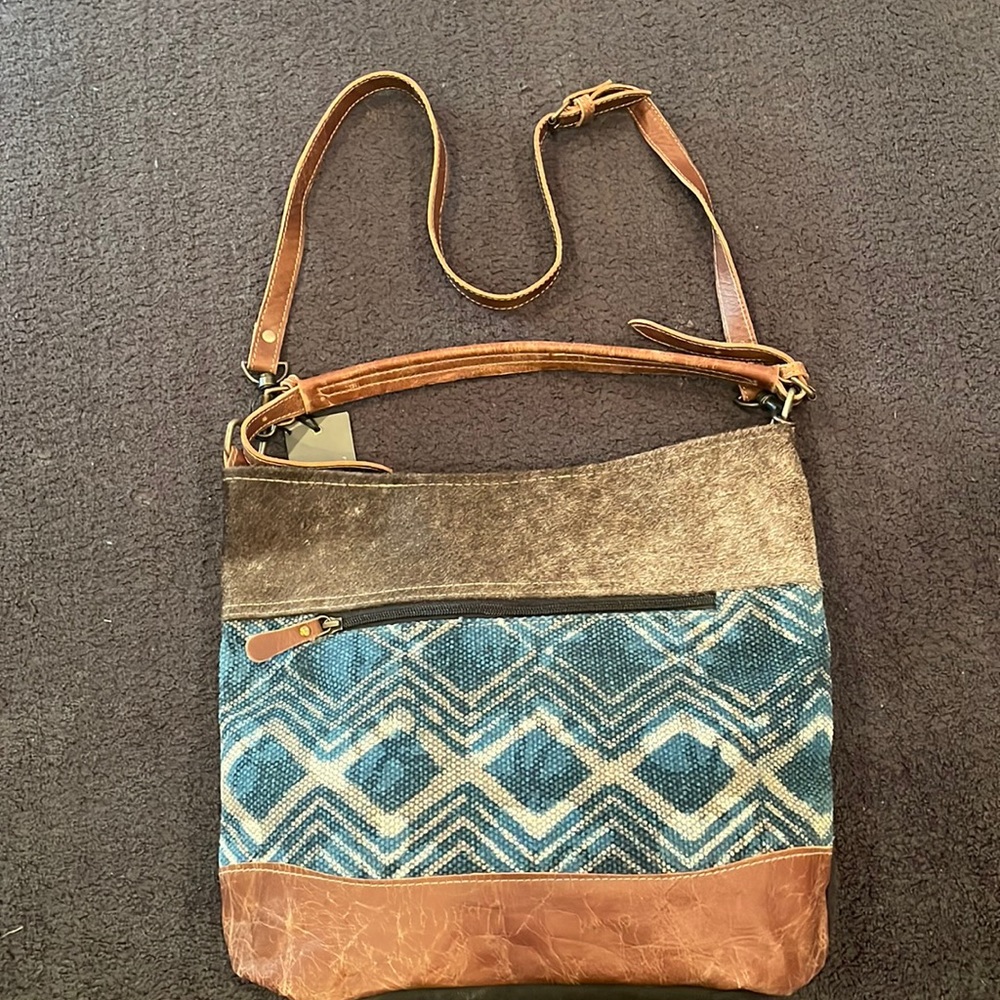 Myra bag purse with cowhide